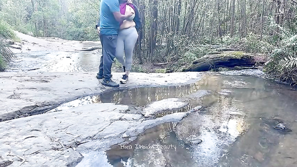 Pretty Indian Couple Making Love in River Side - Desi Outdoor Sex - Risky Romance (2026 | SD)