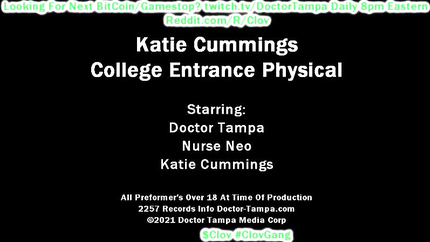 $CLOV Katie Cummings Gets Gyn Exam From Doctor Tampa, Point Of View (2026 | SD)