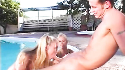 Brooke Hunter, Tawny Roberts - Gorgeous blondes eaten out and fucked by the poolside (2026 | SD)