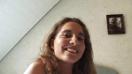Small titted brunette teen loves rubbing her wet pussy (2026 | SD)