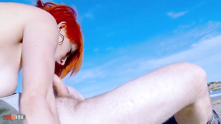 Lyza Vondee - Redhead Anal fucking and squirting at the beach (2026 | SD)