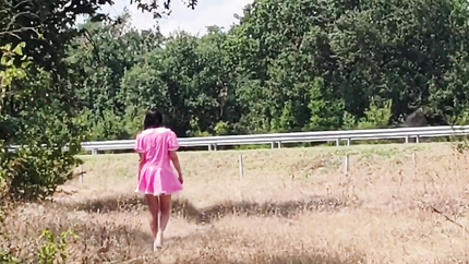 A Slave Slut Shows off Her Pink Ass on the Highway (2026 | SD)
