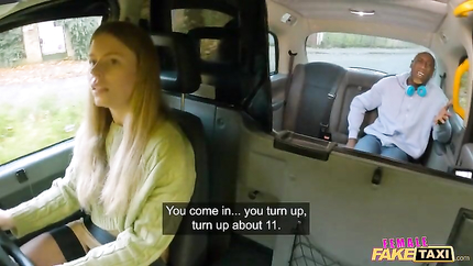 Samantha Joiner, Tony Rope - Female Fake Taxi - Scottish blonde Samantha Joiner rides UK DJ's big black cock (2026 | SD)