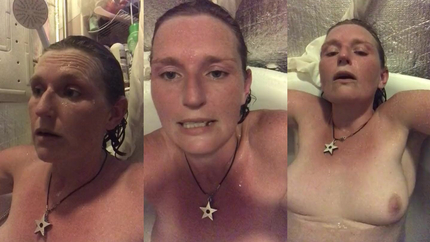 A seriously needed mega intense orgasm in the bath after over 30 hours of travelling (2026 | SD)