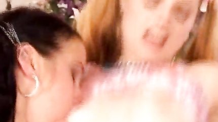 Two sexy teen girls from Germany sharing a loaded cock in the bedroom (2026 | SD)