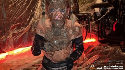 SlutOrgasma - Extreme shit and puke swallowing - Extreme scat pig (2023 | FullHD)