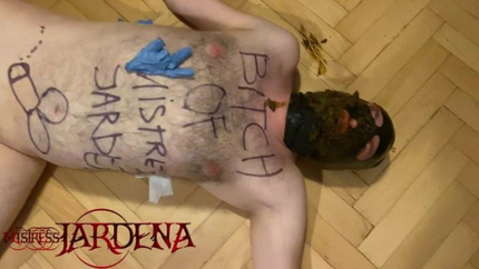 Masacrated Slave bitch on first toilet session feeding shit P1 (2025 | HD)