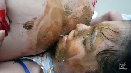 Slave Liana - Scat XL Face Sitting Extreme And Pee Swallow - The First Time By Top Dominatrix Aila And Sweet18 Years Old (2022 | FullHD)