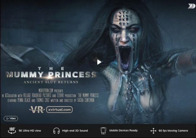 : The Mummy Princess in 180° X (X Virtual, Movie Porn) (2020 | UltraHD/2K)