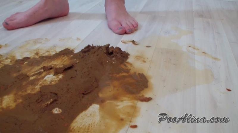 Dirty  Pooping in Red Panties - Alina (2021 | HD)