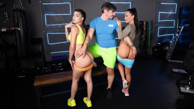 Lexi Dona, Elena Spano - High energy surprise threesome (2025 | FullHD)