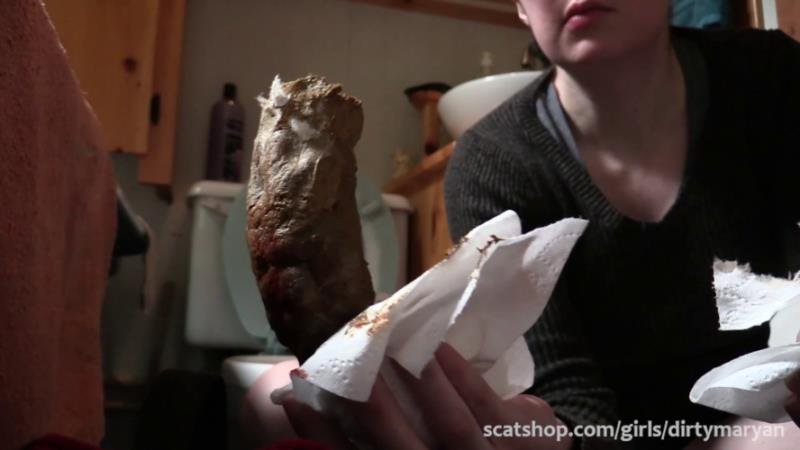DirtyMaryan - Pooping thick log at my in laws place (2025 | FullHD)